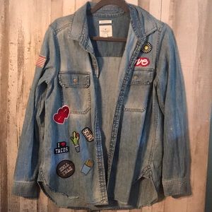 American eagle denim jacket/shirt